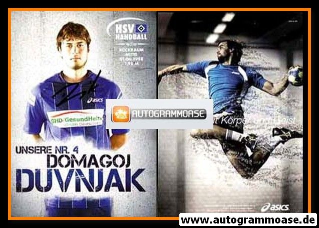 Autogramm Handball | HSV Hamburg | 2011 | Domagoj DUVNJAK
