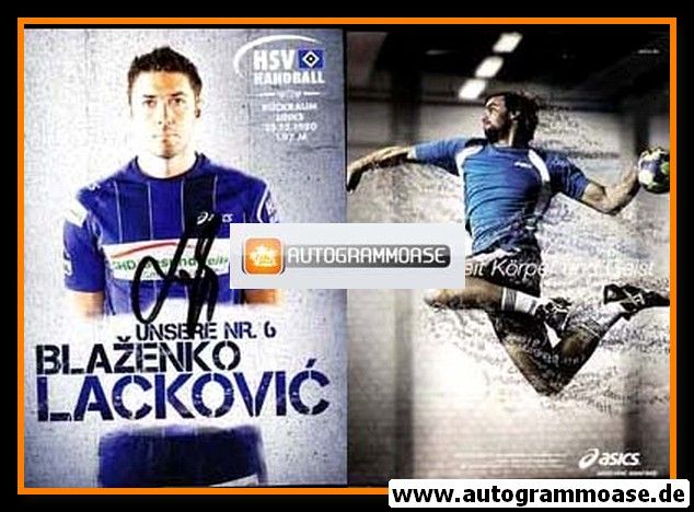 Autogramm Handball | HSV Hamburg | 2011 | Blazenko LACKOVIC