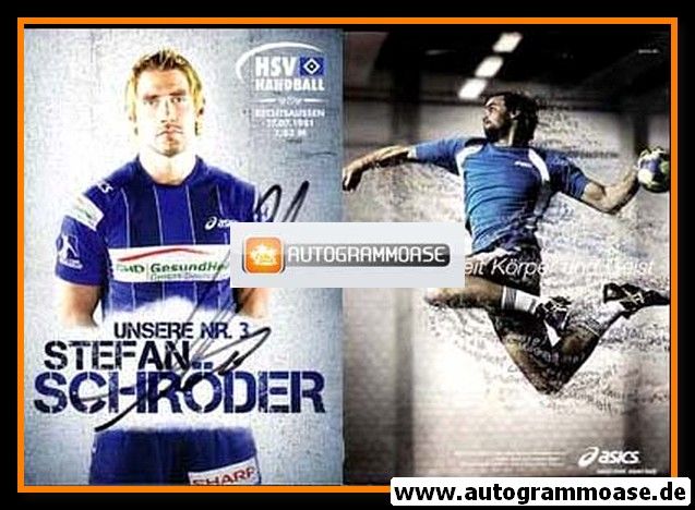 Autogramm Handball | HSV Hamburg | 2011 | Stefan SCHRÖDER