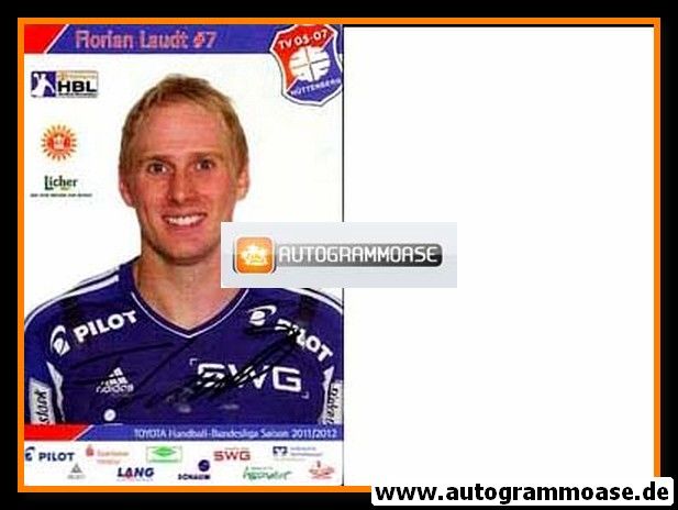 Autogramm Handball | TV Hüttenberg | 2011 | Florian LAUDT