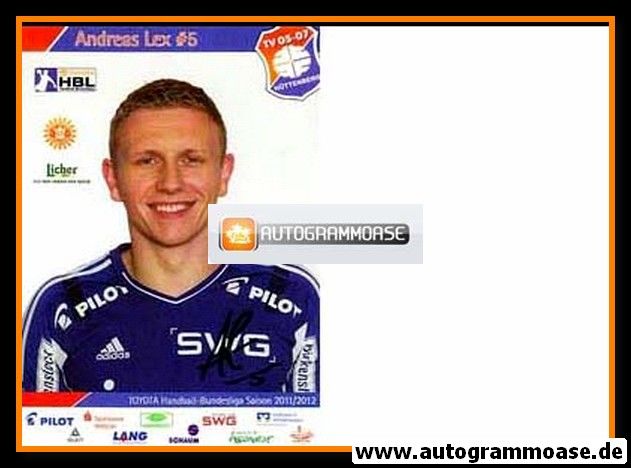Autogramm Handball | TV Hüttenberg | 2011 | Andreas LEX