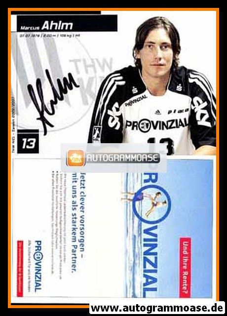 Autogramm Handball | THW Kiel | 2006 | Marcus AHLM