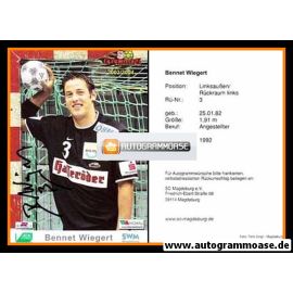 Autogramm Handball | SC Magdeburg | 2003 | Bennet WIEGERT