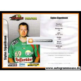 Autogrammkarte Handball | SC Magdeburg | 2005 | Sigfus SIGURDSSON