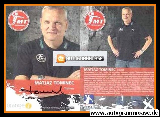 Autogramm Handball | MT Melsungen | 2010 | Matjaz TOMINEC
