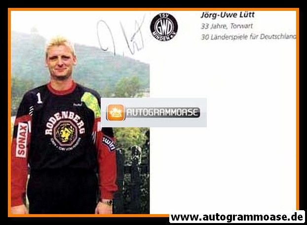 Autogramm Handball | GWD Minden | 2001 | Jörg-Uwe LÜTT