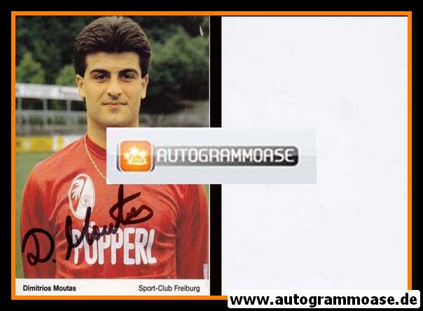Autogramm Fussball | SC Freiburg | 1988 | Dimitrios MOUTAS
