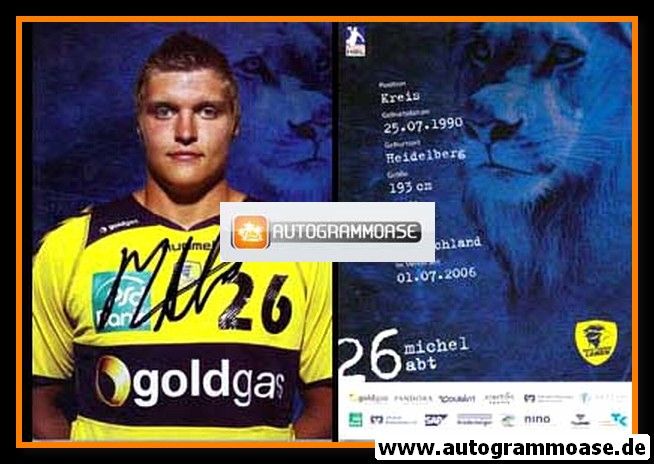 Autogramm Handball | Rhein-Neckar Löwen | 2010 | Michael ABT