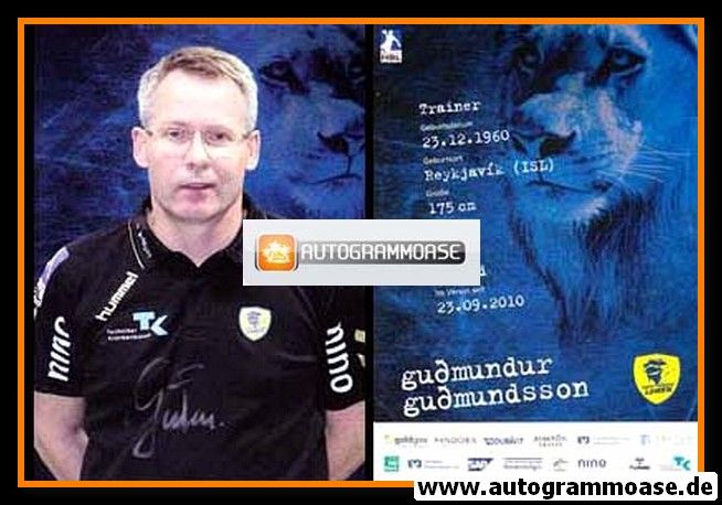 Autogramm Handball | Rhein-Neckar Löwen | 2010 | Gudmundur GUDMUNDSSON