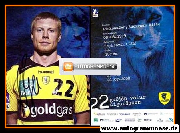 Autogramm Handball | Rhein-Neckar Löwen | 2010 | Gudjon Valur SIGURDSSON