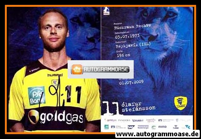 Autogramm Handball | Rhein-Neckar Löwen | 2010 | Olafur STEFANSSON