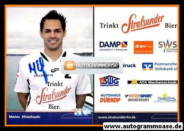 Autogramm Handball | Stralsunder HV | 2006 | Marios EFSTATHIADIS