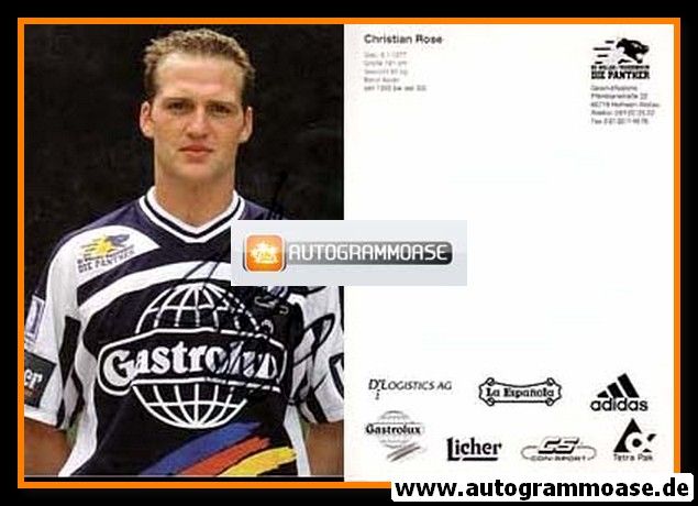 Autogramm Handball | SG Wallau/Massenheim | 2000er Gastrolux | Christian ROSE