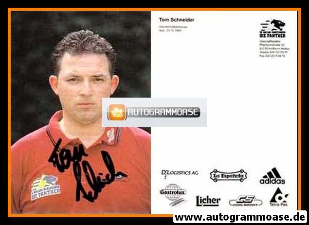 Autogramm Handball | SG Wallau/Massenheim | 2000er Gastrolux | Tom SCHNEIDER