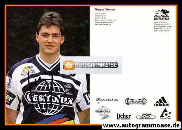 Autogramm Handball | SG Wallau/Massenheim | 2000er Gastrolux | Gregor WERUM
