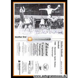 Autogramm Handball | DHB | 1980 Retro | Günther DREIBRODT (Olympia DDR)