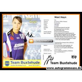 Autogramm Handball (D) | BSV Buxtehude | 2010 | Maxi HAYN