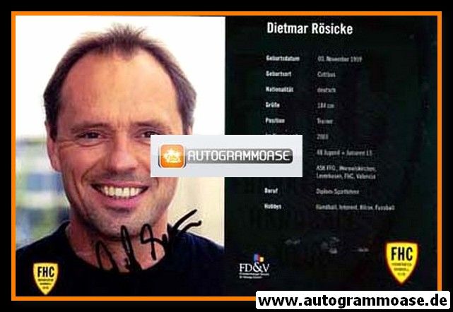 Autogramm Handball (D) | Frankfurter HC | 2003 | Dietmar RÖSICKE