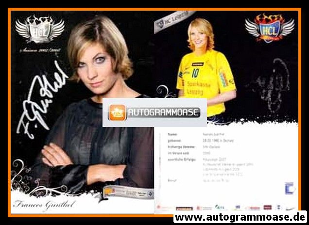 Autogramm Handball (D) | HC Leipzig | 2007 | Frances GÜNTHEL