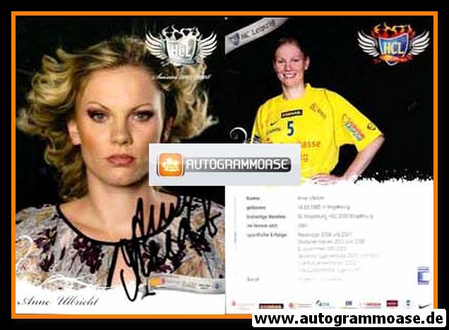 Autogramm Handball (D) | HC Leipzig | 2007 | Anne ULBRICHT