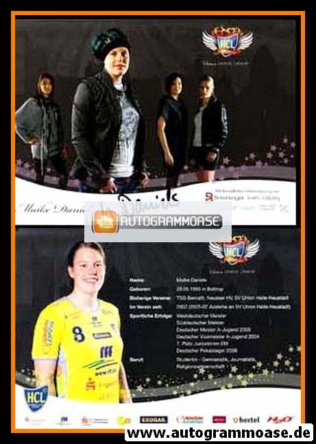 Autogramm Handball (D) | HC Leipzig | 2008 | Maike DANIELS