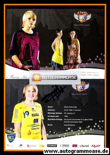 Autogramm Handball (D) | HC Leipzig | 2008 | Maria KIEDROWSKI