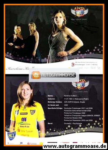 Autogramm Handball (D) | HC Leipzig | 2008 | Karolina KUDLACZ