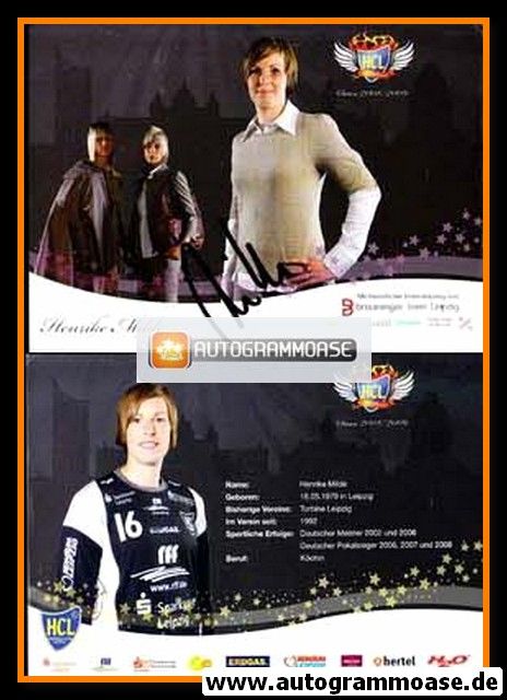 Autogramm Handball (D) | HC Leipzig | 2008 | Henrike MILDE