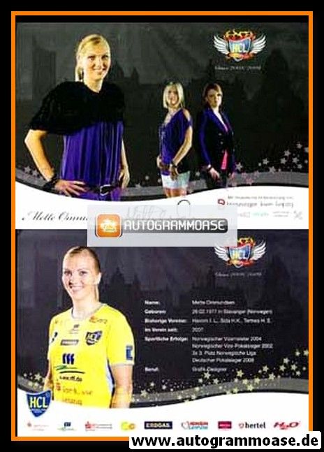 Autogramm Handball (D) | HC Leipzig | 2008 | Mette OMMUNDSEN