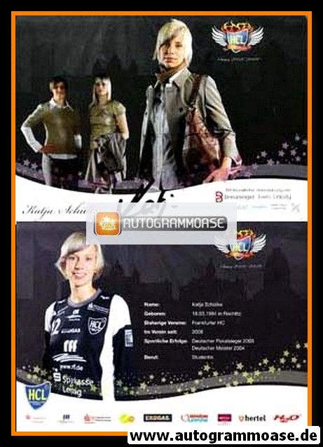 Autogramm Handball (D) | HC Leipzig | 2008 | Katja SCHÜLKE