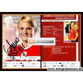 Autogramm Handball (D) | Bayer Leverkusen | 2009 | Anna LOERPER