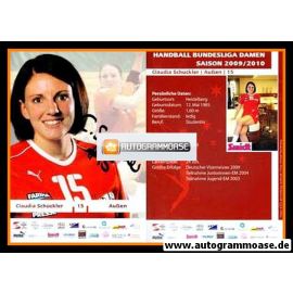 Autogramm Handball (D) | Bayer Leverkusen | 2009 | Claudia SCHÜCKLER
