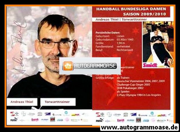 Autogramm Handball (D) | Bayer Leverkusen | 2009 | Andreas THIEL