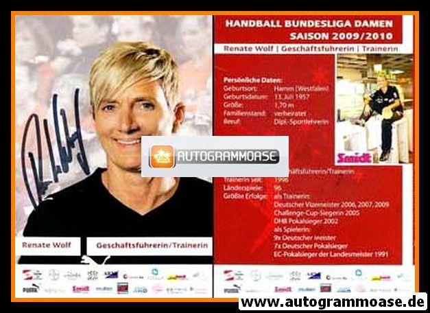 Autogramm Handball (D) | Bayer Leverkusen | 2009 | Renate WOLF