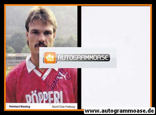 Autogramm Fussball | SC Freiburg | 1990-2 | Reinhard MARSING