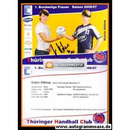 Autogramm Handball (D) | Thüringer HC | 2006 | Katrin HÖHNE