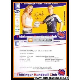 Autogramm Handball (D) | Thüringer HC | 2006 | Kirsten WATZKE