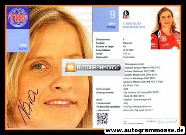 Autogramm Handball (D) | Thüringer HC | 2010 | Nora REICHE