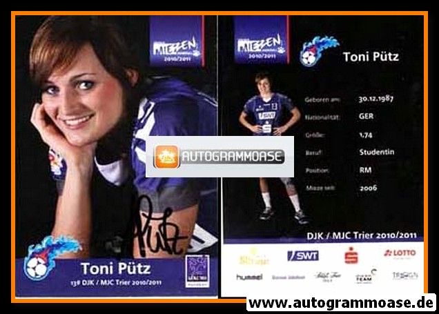 Autogramm Handball (D) | DJK/MJC Trier | 2010 | Antonia PÜTZ