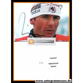 Autogramm Biathlon | Raphael POIREE | 2012 Foto (Portrait Color)