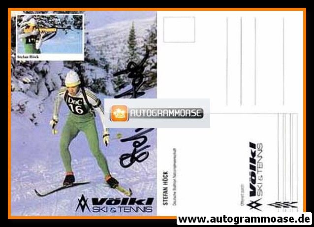 Autogramm Biathlon | Stefan HÖCK | 1990er (Völkl)