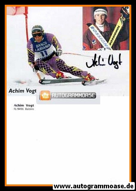 Autogramm Ski Alpin | Achim VOGT | 1990er (Rossignol)