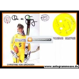 Autogramm Ski Alpin | Christine VON GRÜNIGEN | 1990er (Swiss Ski)