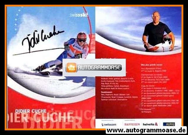 Autogramm Ski Alpin | Didier CUCHE | 2010 (Swiss Ski)