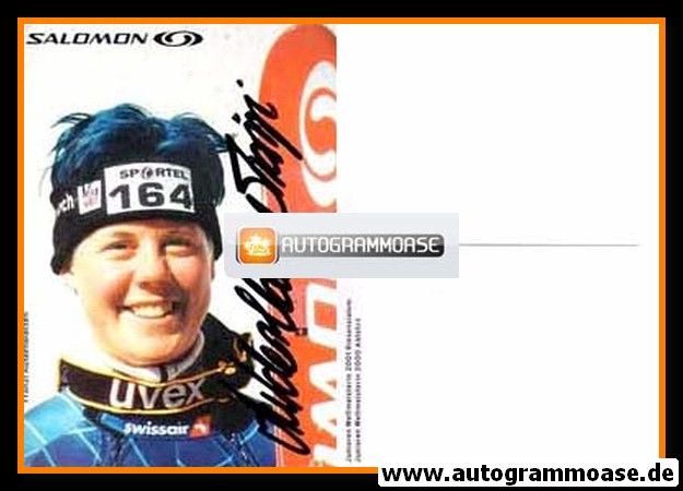 Autogramm Ski Alpin | Fränzi AUFDENBLATTEN | 2001 (Salomon)
