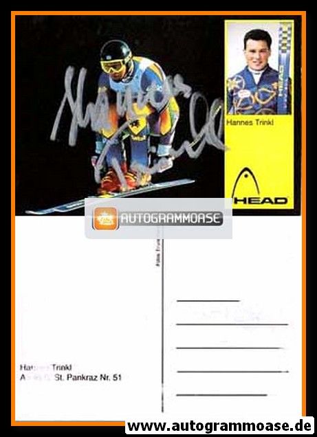 Autogramm Ski Alpin | Hannes TRINKL | 2000er (Head)