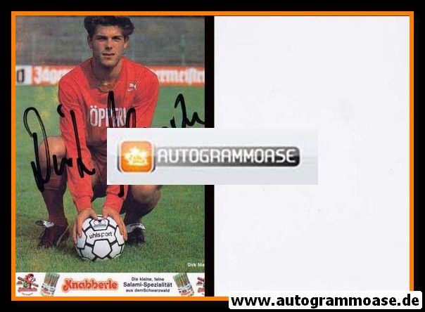 Autogramm Fussball | SC Freiburg | 1991 | Dirk MANSKE