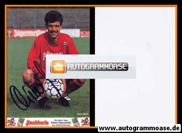 Autogramm Fussball | SC Freiburg | 1991 | Oliver MÜLLER