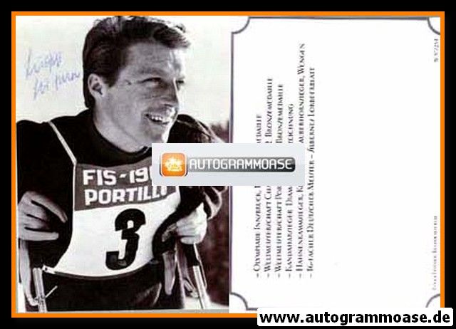 Autogramm Ski Alpin | Luggi LEITNER | 1960er (Portrait SW)
