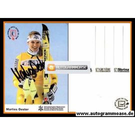 Autogramm Ski Alpin | Marlies OESTER | 1990er (Swiss Ski) 2